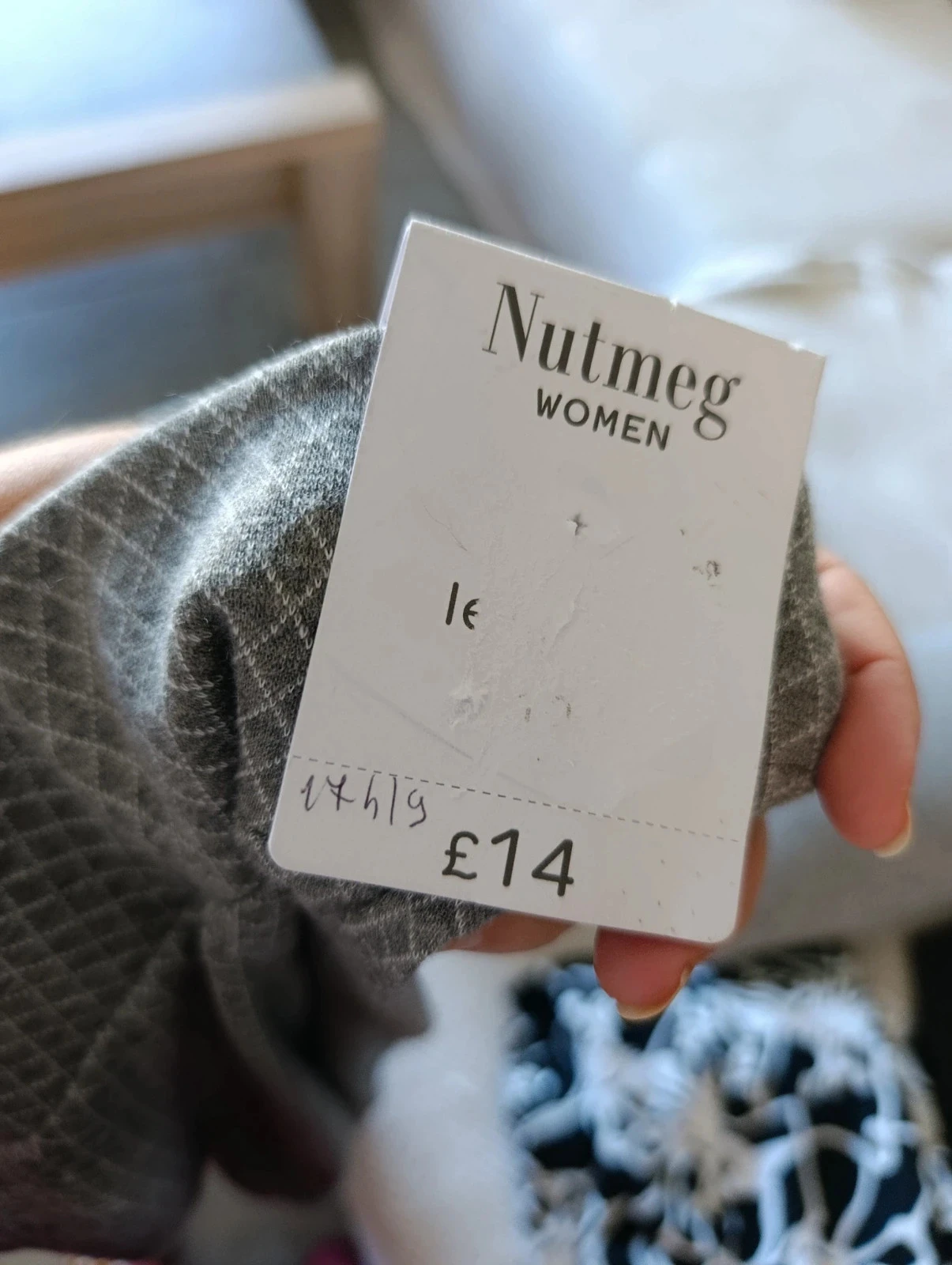 Pantalon femme Nutmeg gris à motifs taille 10 UK / 36 FR – neuf avec étiquette – photo 6